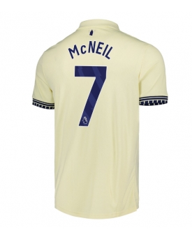 Everton Dwight McNeil #7 Maglia Gara Trasferta Repliche 2025-26 Maniche Corte